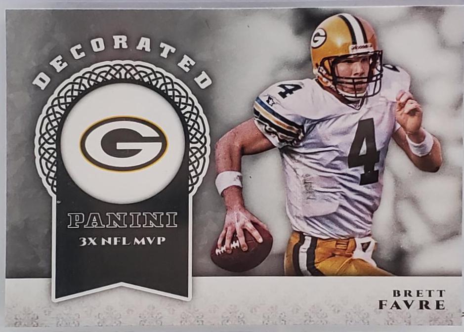 Brett Favre #D-BF Football Cards 2017 Panini Decorated