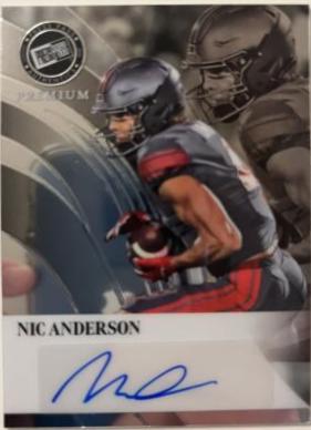 Nic Anderson #RA-NA1 2024 Press Pass Premium Retro Autograph Football