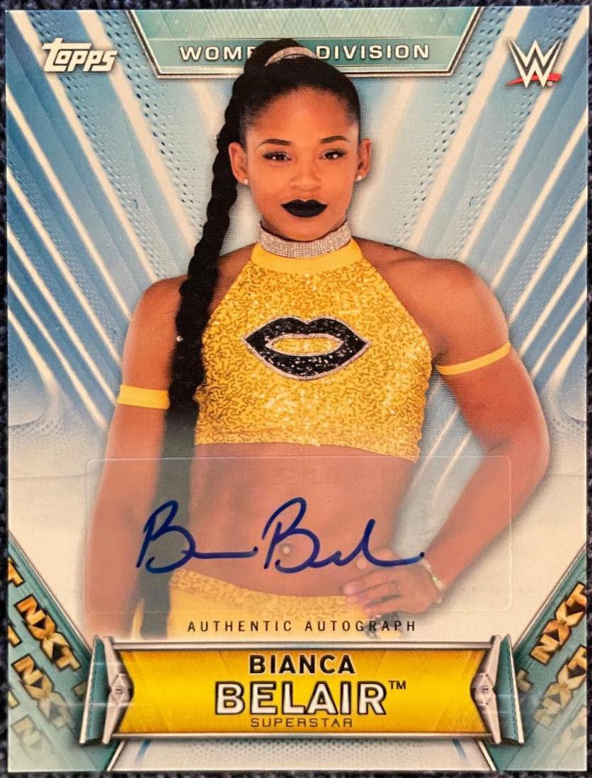 Bianca Belair #A-EST Wrestling Cards 2019 Topps WWE Women's Division Autographs