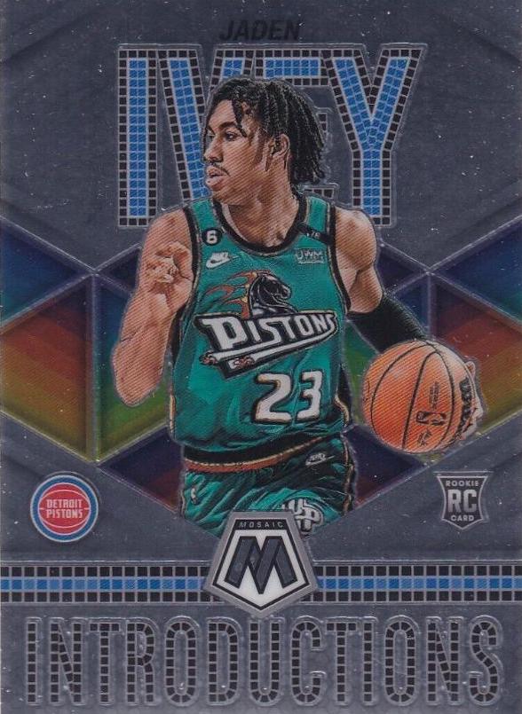 Jaden Ivey #15 Basketball Cards 2022 Panini Mosaic Introductions