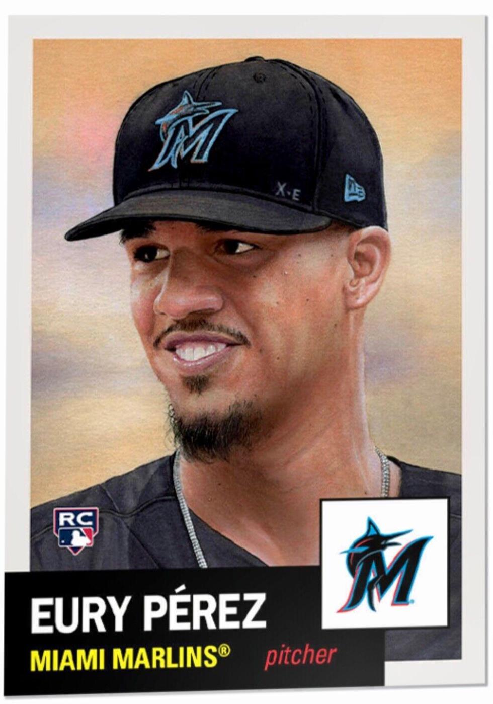Eury Perez #684 2023 Topps Living Baseball