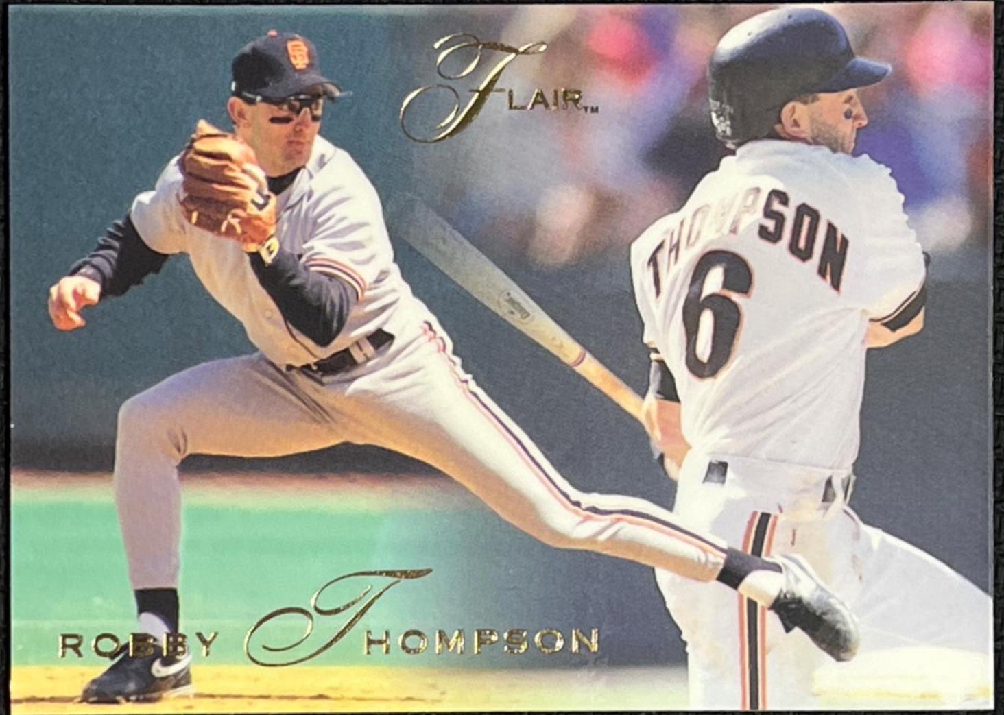 Robby Thompson #147 Baseball Cards 1993 Flair