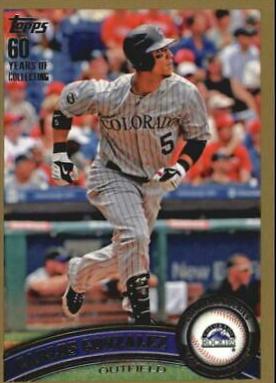 Carlos Gonzalez #250 2011 Topps Baseball