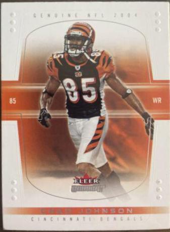 Chad Johnson #20 Football Cards 2004 Fleer Genuine