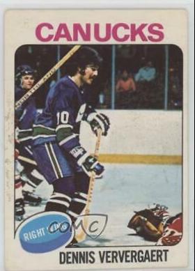 Dennis Ververgaert #42 Hockey Cards 1975 O-Pee-Chee