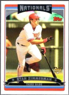 Ryan Zimmerman #617 Baseball Cards 2006 Topps