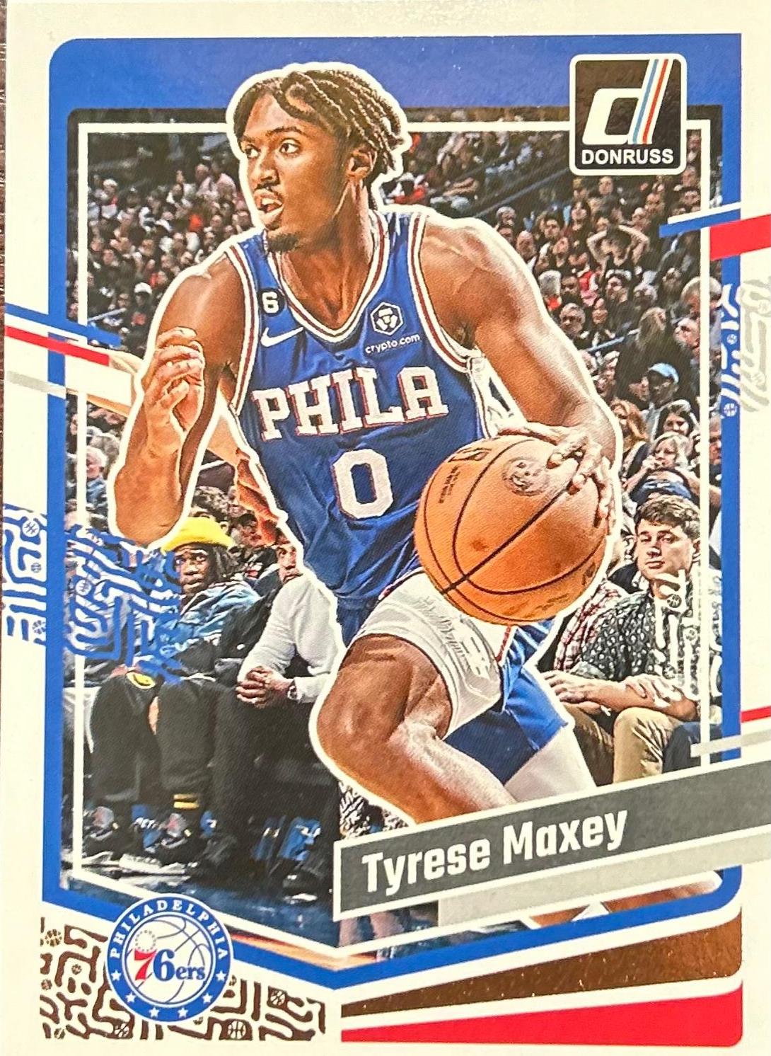 Tyrese Maxey #152 Basketball Cards 2023 Panini Donruss