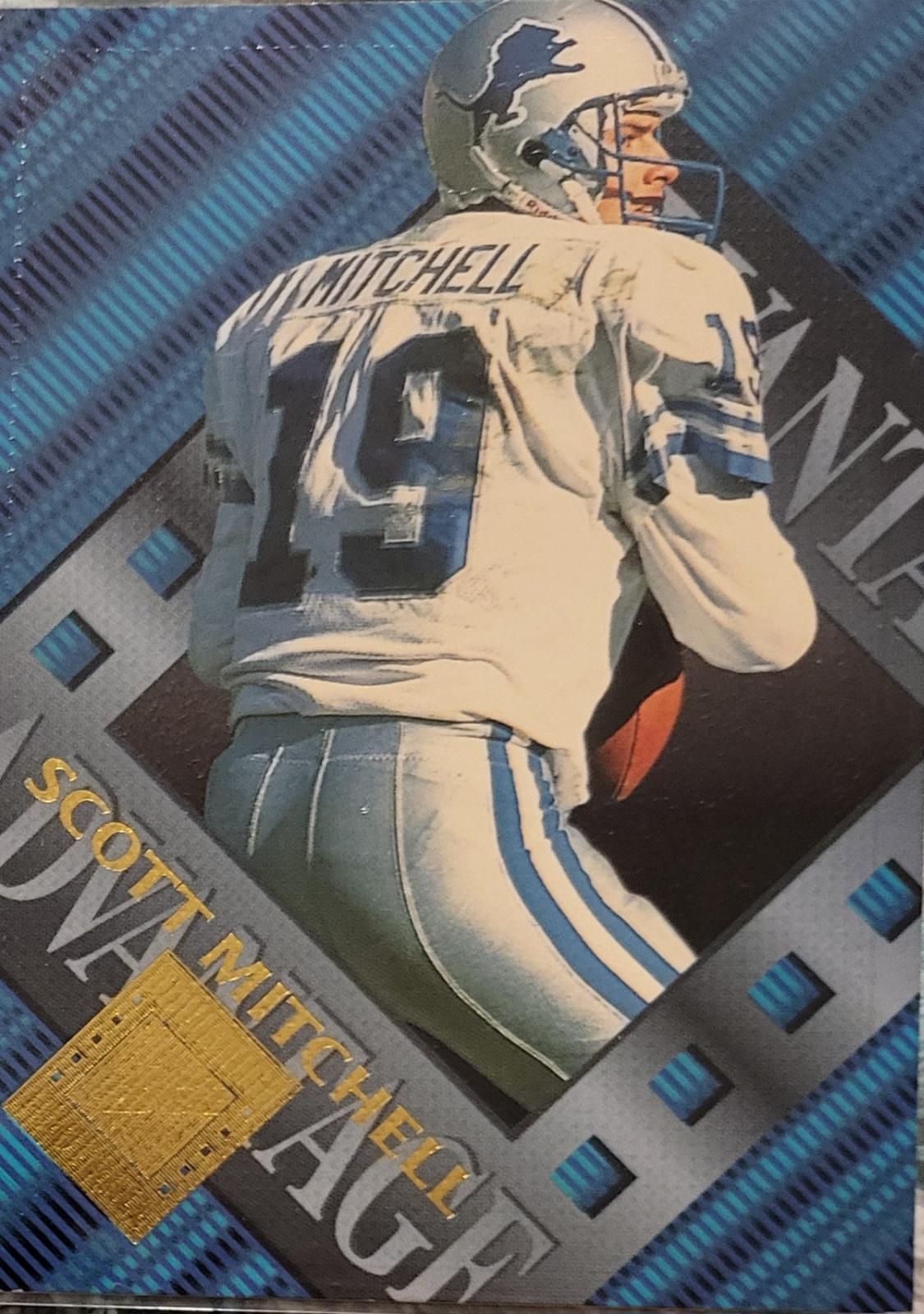 Scott Mitchell #5 Football Cards 1996 Collector's Edge Advantage