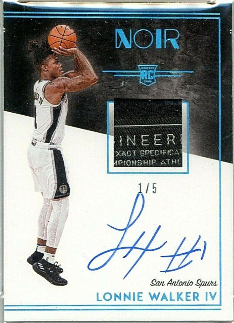 Lonnie Walker IV #357 2018-19 Panini Noir Basketball