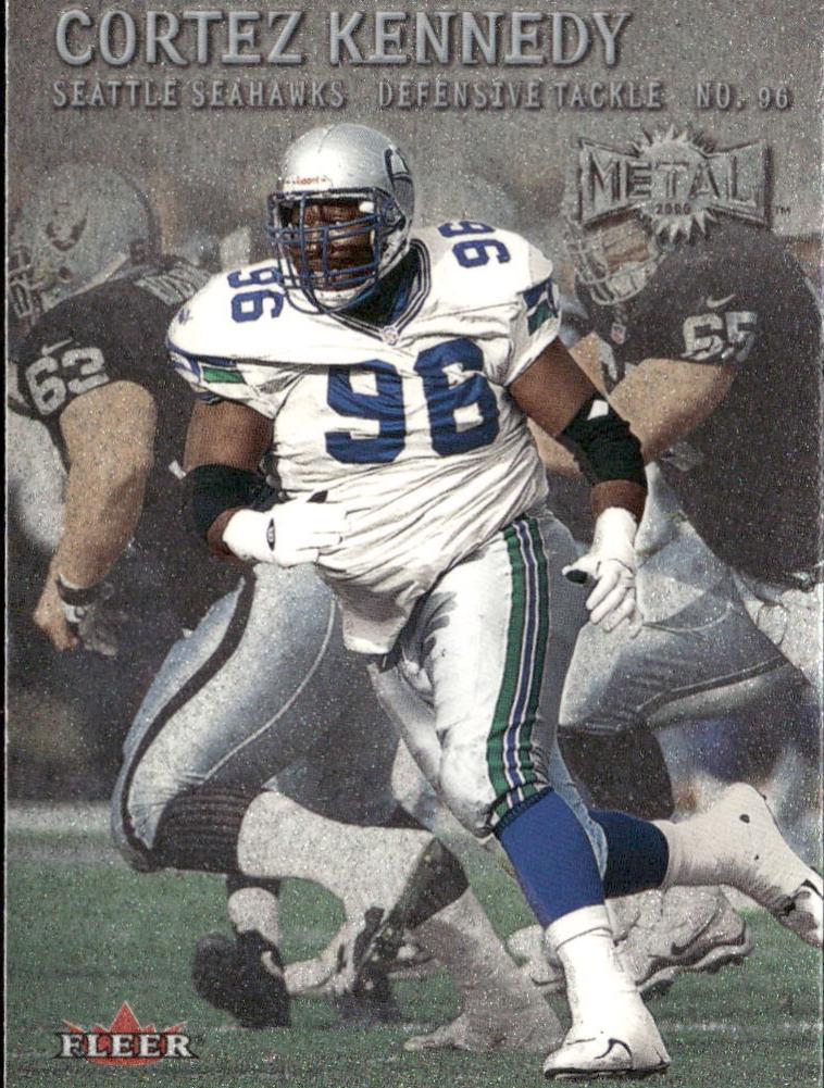 Cortez Kennedy #11 Football Cards 2000 Metal