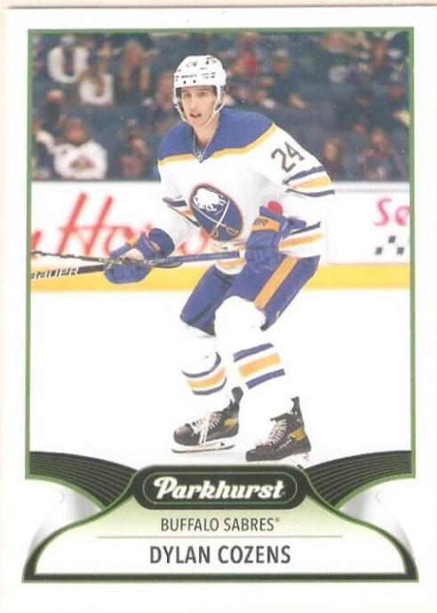 Dylan Cozens #10 Hockey Cards 2021 Parkhurst