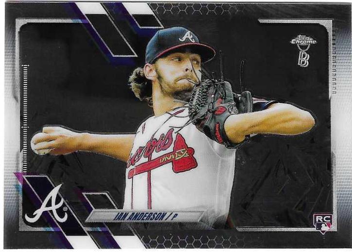 Ian Anderson #6 Baseball Cards 2021 Topps Chrome Ben Baller