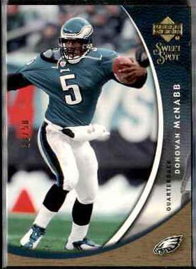 Donovan McNabb #5 Football Cards 2003 Upper Deck Sweet Spot
