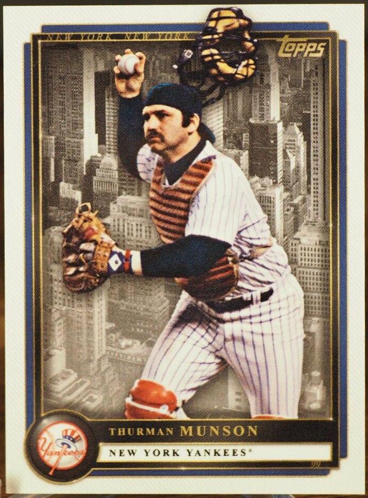 Thurman Munson #49 2022 Topps X Aaron Judge Baseball