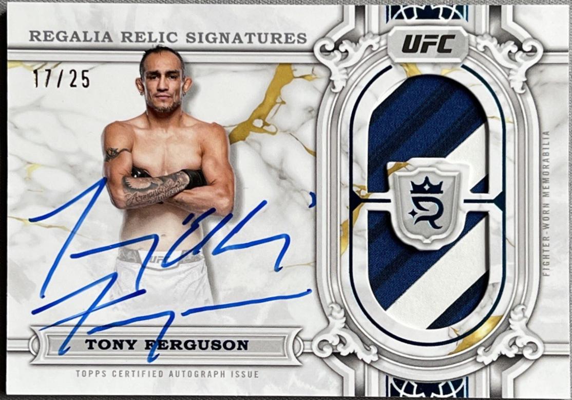 Tony Ferguson [Blue] #RRS-TFN Prices | 2024 Topps Royalty UFC Regalia ...