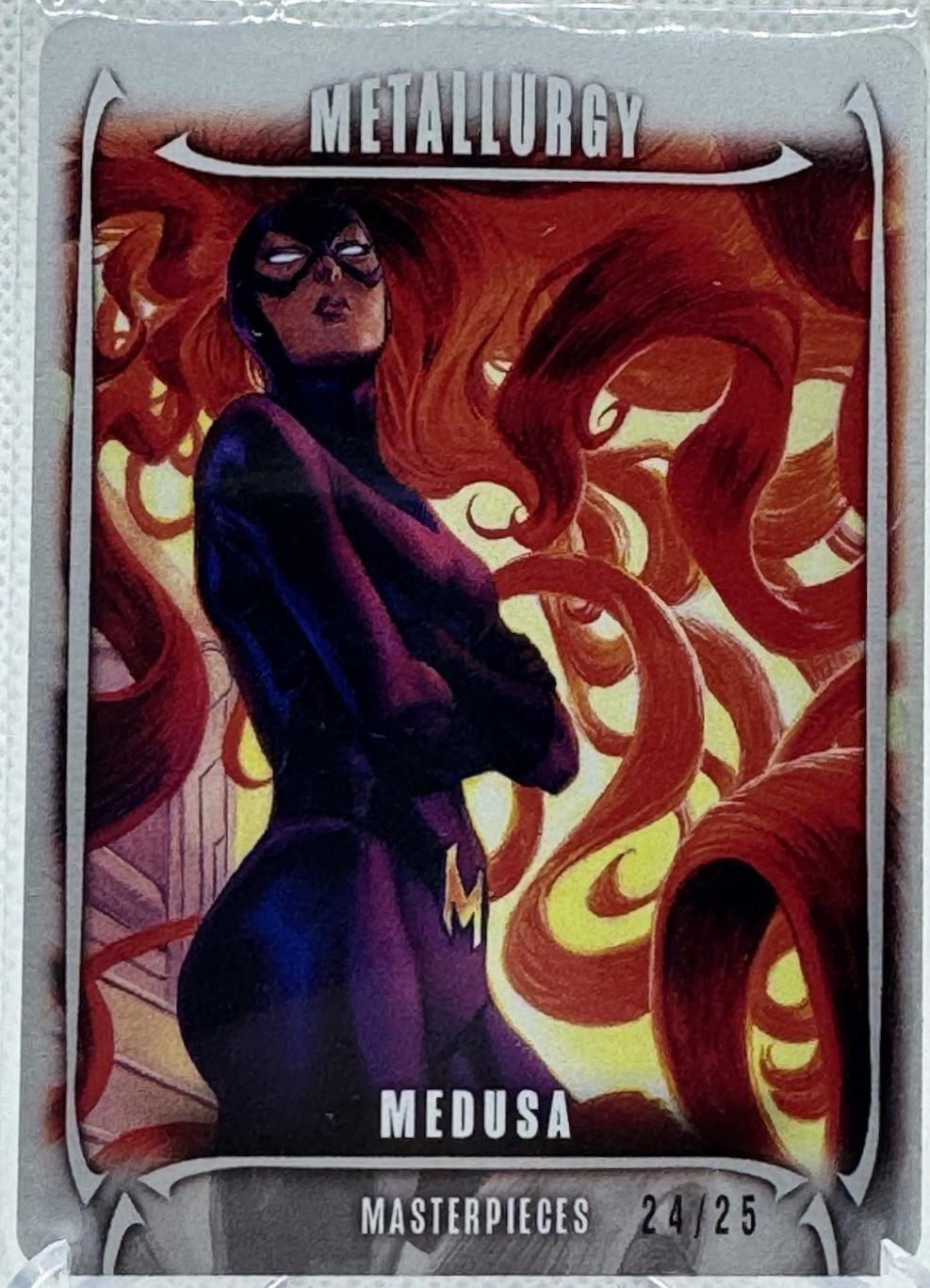 Medusa #M-21 Marvel 2024 SkyBox Masterpieces Nahuel Grego Metallurgy