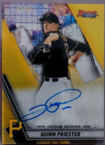 Quinn Priester [Gold Refractor] #B19-QP