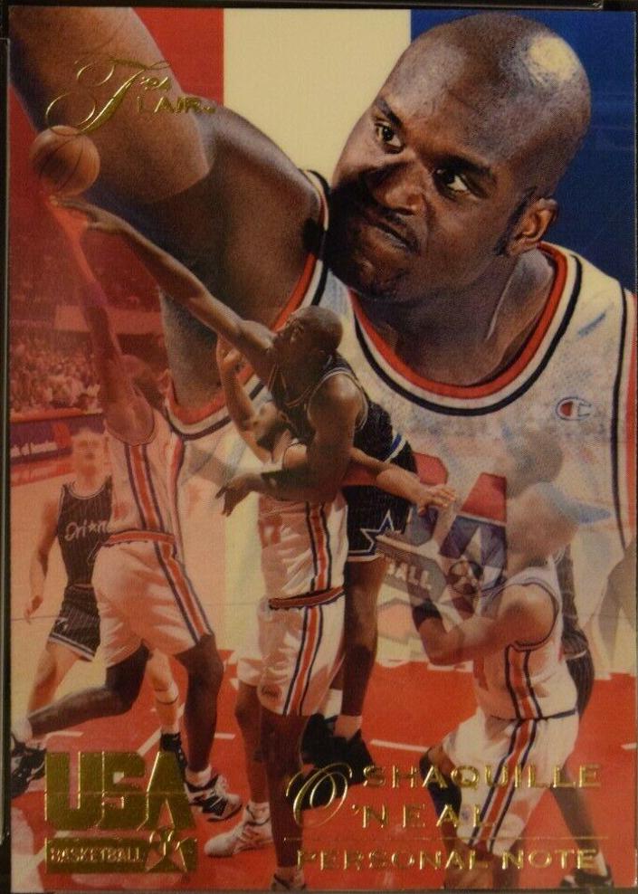 Shaquille O'Neal #79 Basketball Cards 1994 Flair USA