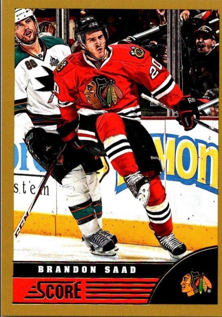 Brandon Saad #103 2013-14 Score Hockey