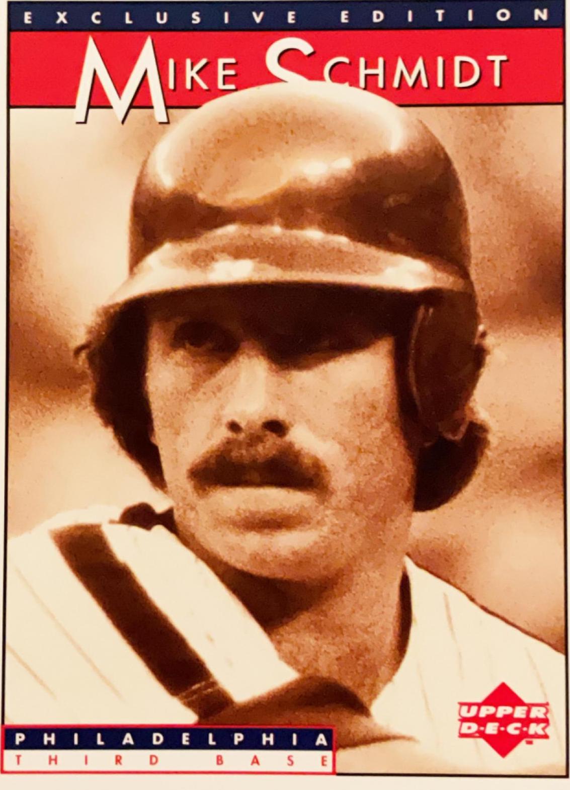Mike Schmidt #5 Baseball Cards 1995 Upper Deck Sonic Heroes of Baseball