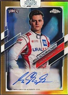 Mick Schumacher [Gold] #CA-MS Prices | 2021 Topps Chrome Formula 1
