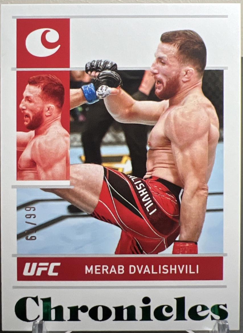 Merab Dvalishvili [Green] #10 Prices | 2022 Panini Chronicles UFC | UFC ...