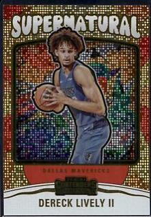 Dereck Lively II #10 Basketball Cards 2023 Panini Contenders Supernatural