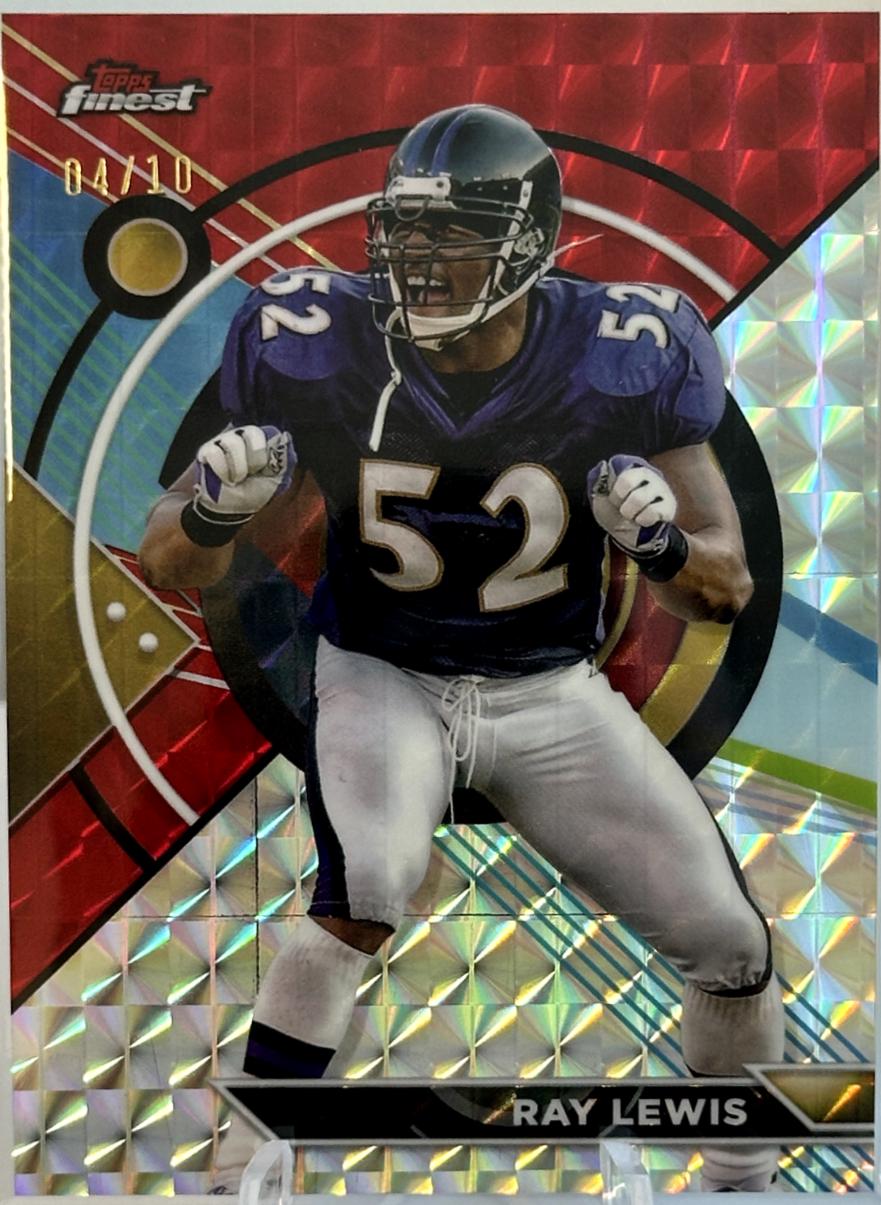 Ray Lewis [Red Geometric] #153