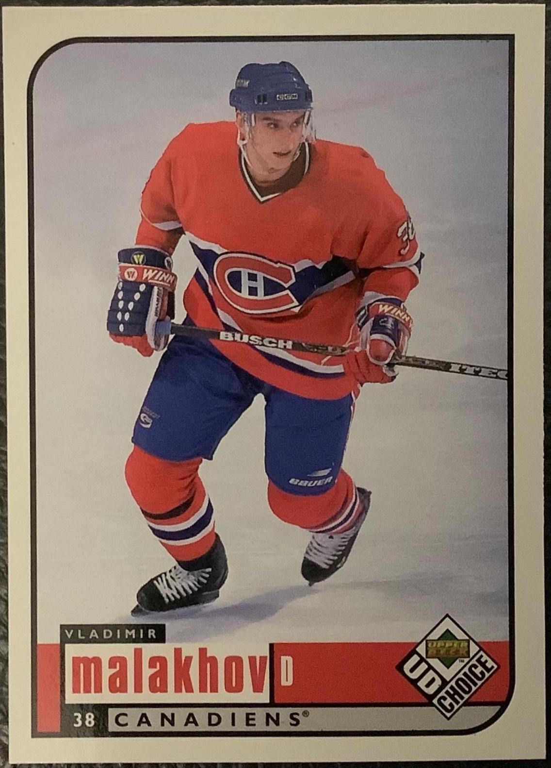 Vladimir Malakhov #104 Hockey Cards 1998 UD Choice