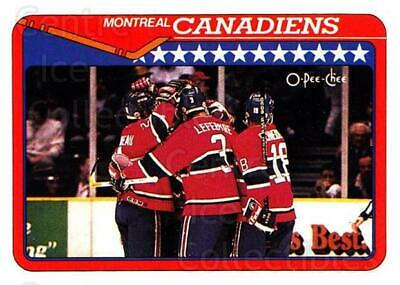 Montreal Canadiens #346 Hockey Cards 1990 Topps Tiffany
