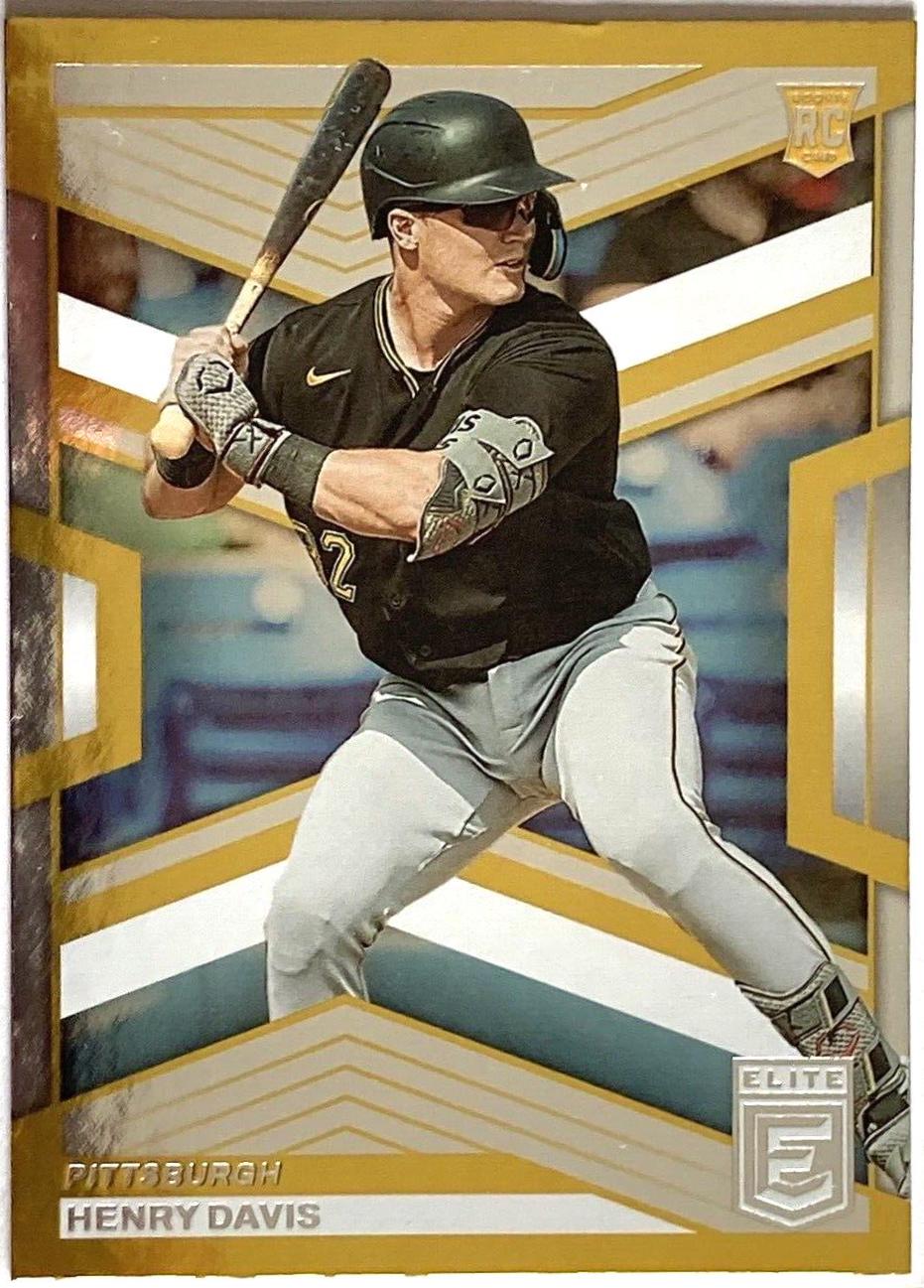 Henry Davis #1 Baseball Cards 2023 Panini Chronicles Elite
