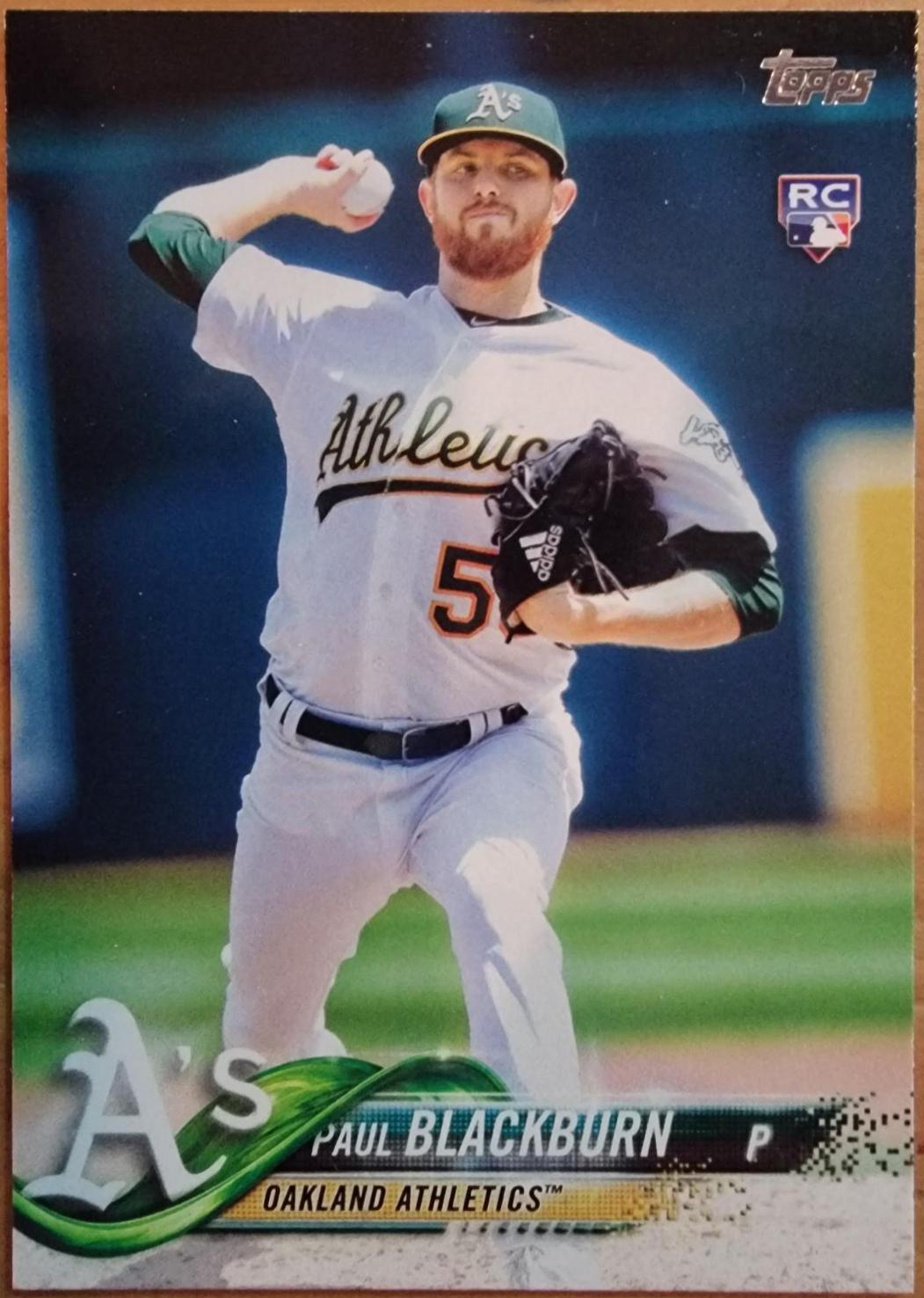 Paul Blackburn #272 Baseball Cards 2018 Topps