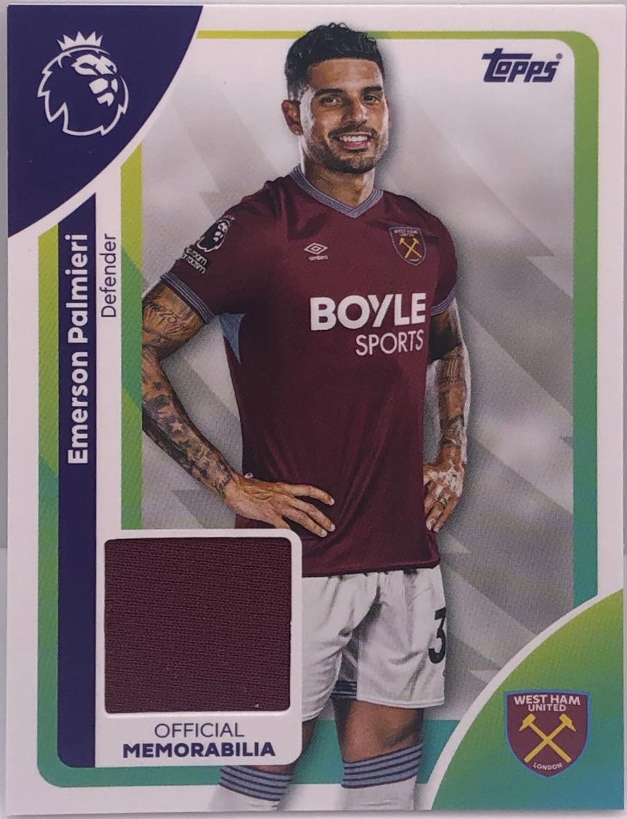 Emerson Palmieri #RE-EME 2025 Topps Premier League Relic