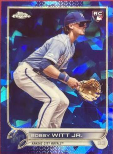 Bobby Witt Jr. #72 Baseball Cards 2022 Topps Chrome Sapphire