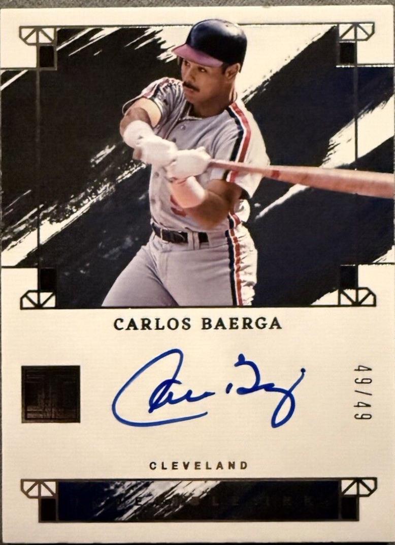 Carlos Baerga #II-CB Baseball Cards 2024 Panini Impeccable Indelible Ink