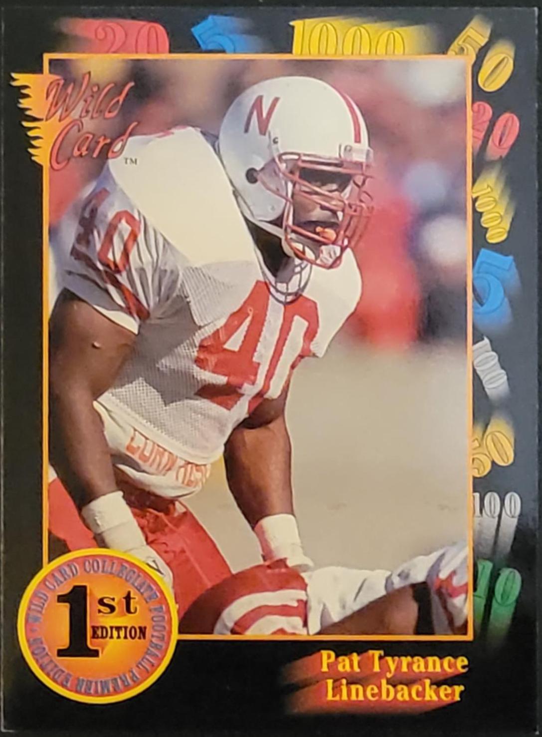 Pat Tyrance #6 Football Cards 1991 Wild Card College Draft Picks