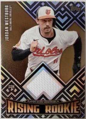 Jordan Westburg #RRR-WEST Baseball Cards 2024 Topps Update Rising Rookie Relic