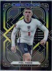 Phil Foden [Electric Etch Yellow] #144 Soccer Cards 2021 Panini Obsidian Prices