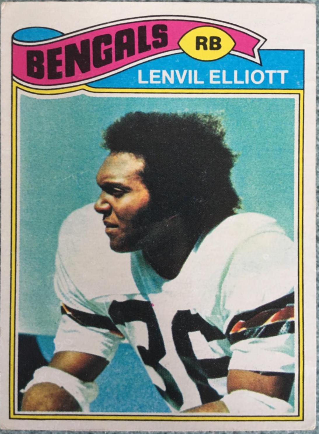 Lenvil Elliott #71 Football Cards 1977 Topps