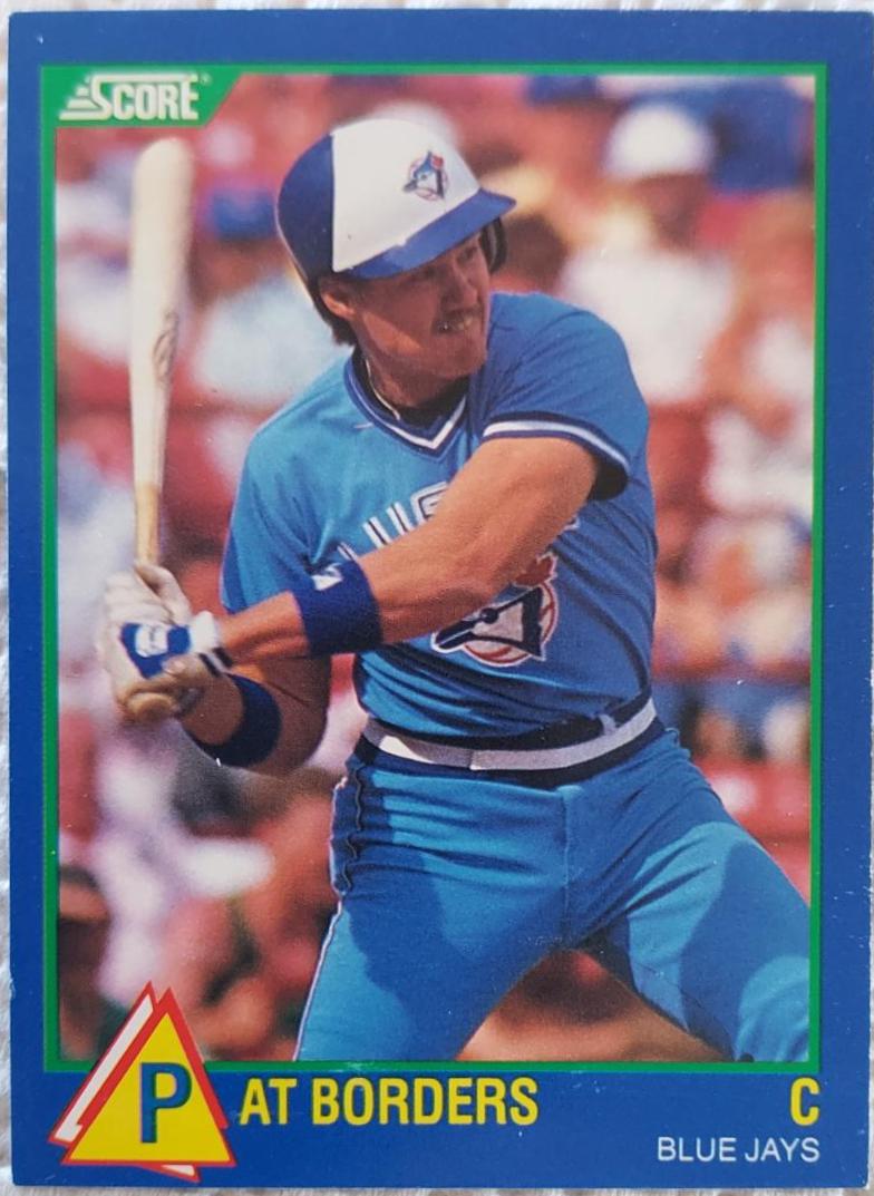 Pat Borders #91 1989 Score 100 Rising Stars Baseball