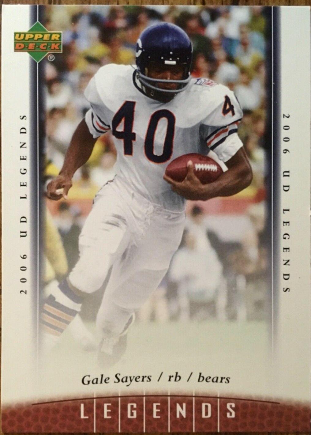 Gale Sayers #16 Football Cards 2006 Upper Deck Legends
