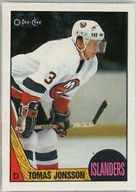 Tomas Jonsson #190 1987 O Pee Chee Hockey