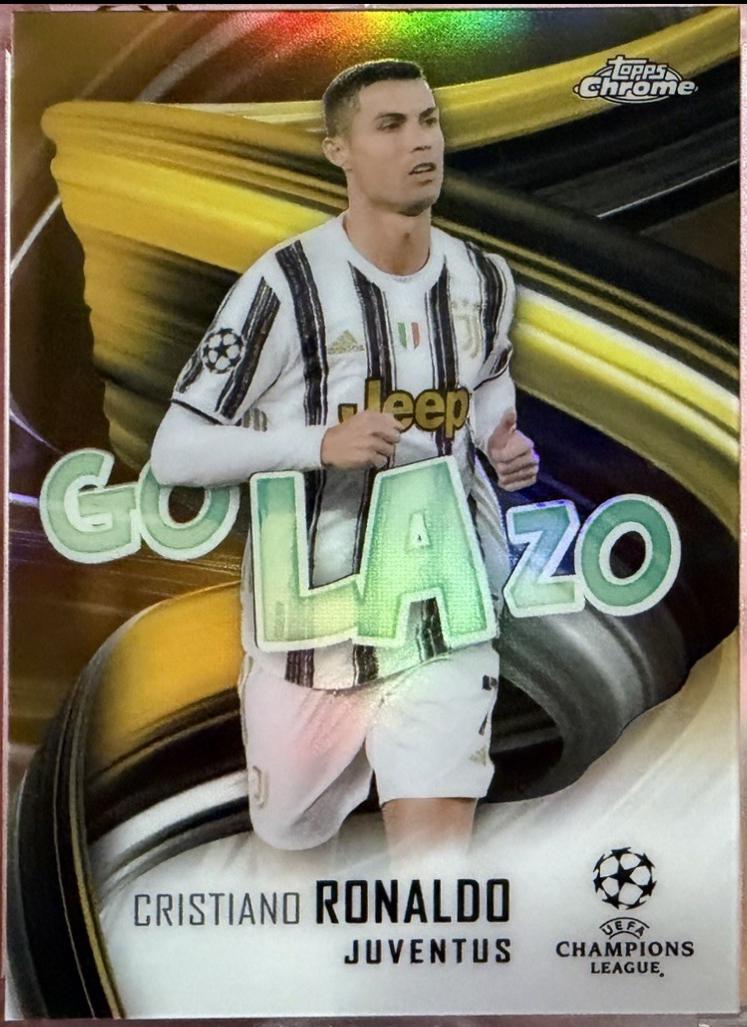 Cristiano Ronaldo [Gold Refractor] #GOL-CR