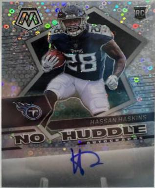 Hassan Haskins #RAM-HH 2022 Panini Mosaic Football Rookie Autographs Mosaic