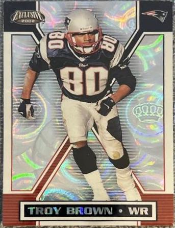 Troy Brown #99 Football Cards 2002 Pacific Exclusive