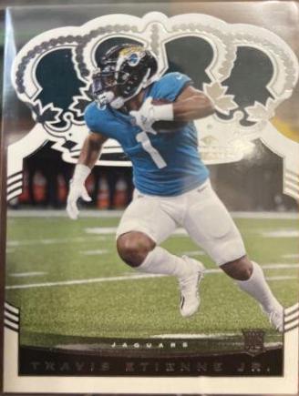 Travis Etienne Jr. #CR-13 Football Cards 2021 Panini Chronicles Crown Royale