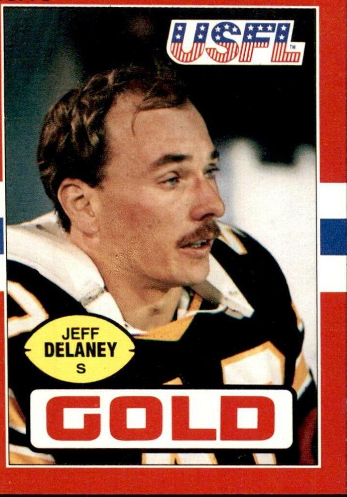 Jeff Delaney #30 Football Cards 1985 Topps USFL