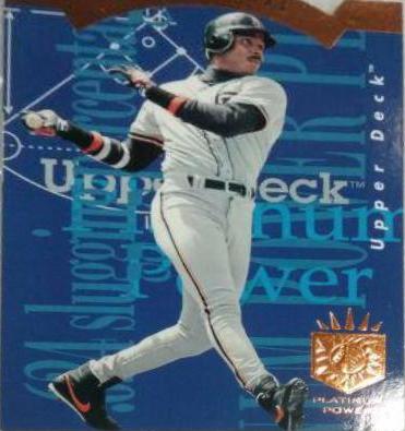 Barry Bonds #PP2 Baseball Cards 1993 SP Platinum Power