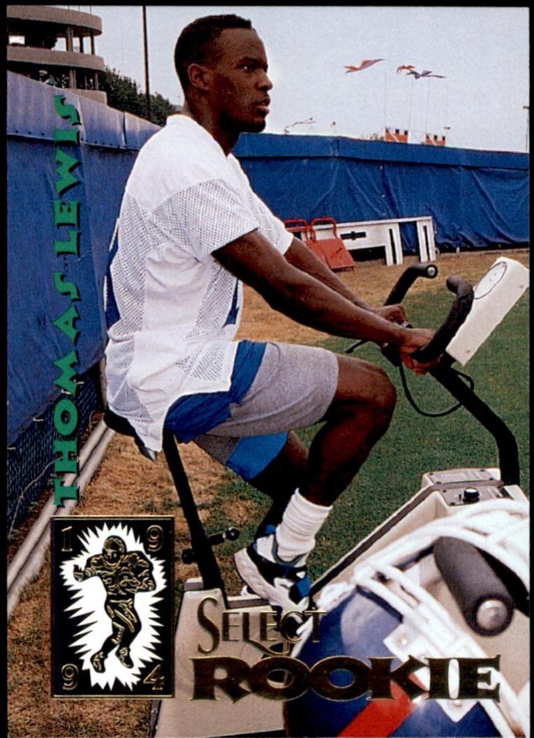 Thomas Lewis #221 Football Cards 1994 Panini Select