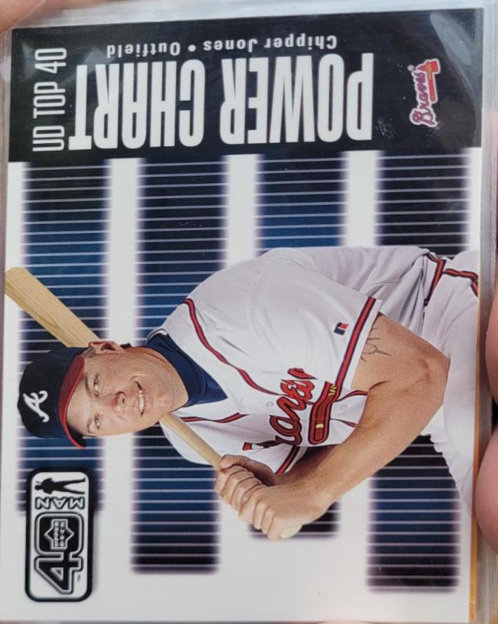 Chipper Jones #1098 Baseball Cards 2002 Upper Deck 40 Man